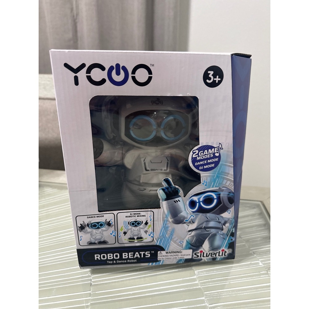 Silverlit YCOO Robo Beats Tap and Dance Robot White Blue Kids Toy 88587
